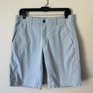 Eddie Bauer Light Grey Flat Front Chino Shorts